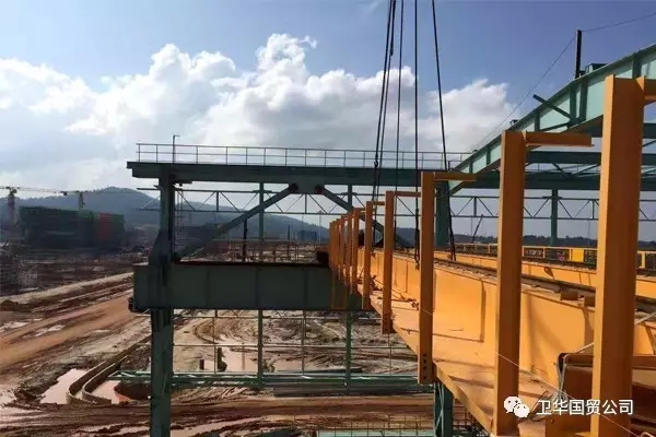 Установка мостового крана для сталелитейного завода в Малайзии