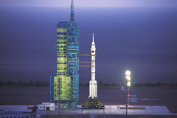 Aerospace quality|Weihua power shenzhou spacecraft launch again.jpg